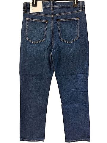 Ann Taylor LOFT Straight Leg Crop Jeans (view 2)