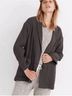 Madewell 100% Cotton Gray Blazer Size XS - photo 4
