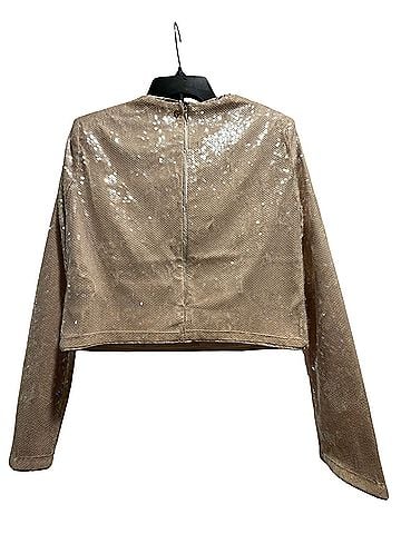 Guess Sonny Latte Long Sleeve Blouse (view 2)
