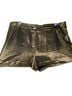 BCBGMAXAZRIA Gold Shorts Size M - photo 1