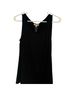Max Studio Black Sleeveless T-Shirt Size M - photo 1