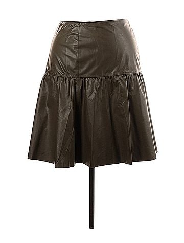 Lafayette 148 New York Leather Skirt (view 1)