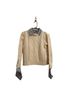 Veronica Beard Graphic Solid Blue Ivory Wool Sweater Size M - photo 1