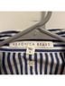 Veronica Beard Graphic Solid Blue Ivory Wool Sweater Size M - photo 4