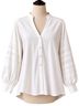 Chico's White Button-Down Shirt Size 15 - photo 1