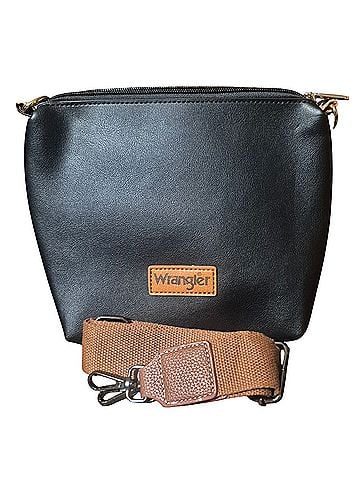 Wrangler Retro Leather Crossbody Bag (view 1)