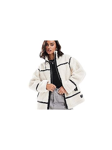 Miss Selfridge Faux Fur Jacket (view 1)