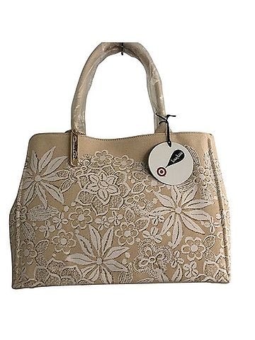 Oscar De La Renta CoatedCanvasTote: NMxTarget Collab Tote (view 1)