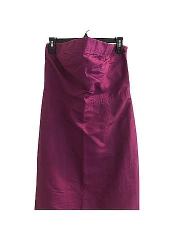 Merona Lined, Double Back Slit Strapless Dress Casual Dress (view 2)