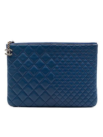Chanel Medium Bi Quilted Lambskin O Case Clutch (view 1)