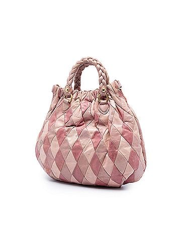 Miu Miu Harlequin Nappa Satchel (view 2)