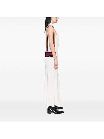 Fendi Mini Leather Flat Baguette Crossbody (view 2)