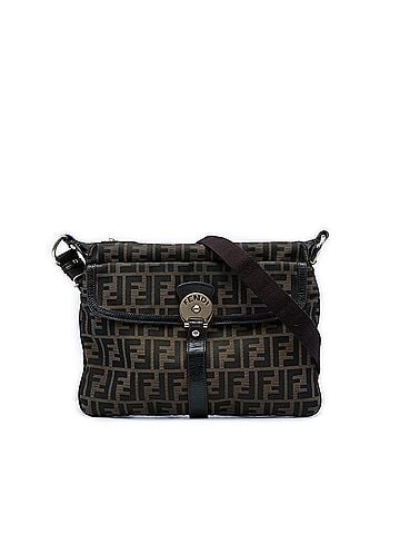 Fendi Zucca Canvas Chef Zip Crossbody (view 1)