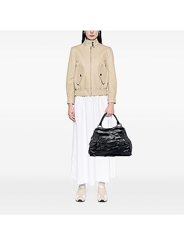 Miu Miu Nappa Tiered Ruffle Tote (view 2)