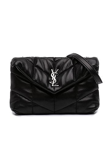 Saint Laurent Toy Matelasse Lambskin Monogram LouLou Puffer Crossbody (view 1)