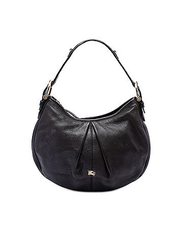Burberry Small Leather Malika Hobo (view 1)