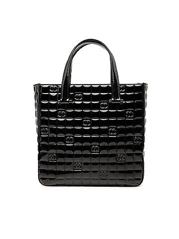 Chanel CC Chocolate Bar Patent Tote (view 1)