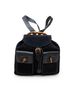 Gucci 100% Suede Blue Suede Bamboo Drawstring Backpack One size - photo 1