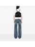 Gucci 100% Suede Blue Suede Bamboo Drawstring Backpack One size - photo 2