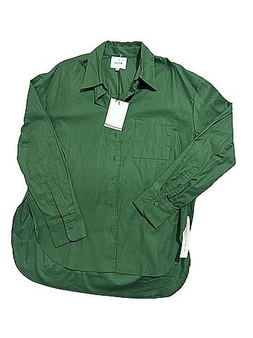 Reformation will oversized shirt Button-Down Shirt (view 2)