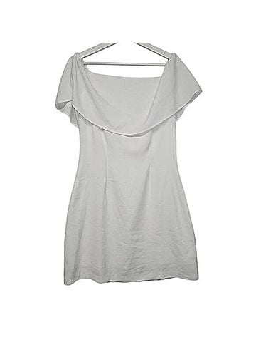 Charles Henry Off the Shoulder Ruffle Mini Dress Casual Dress (view 1)