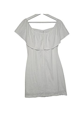 Charles Henry Off the Shoulder Ruffle Mini Dress Casual Dress (view 2)