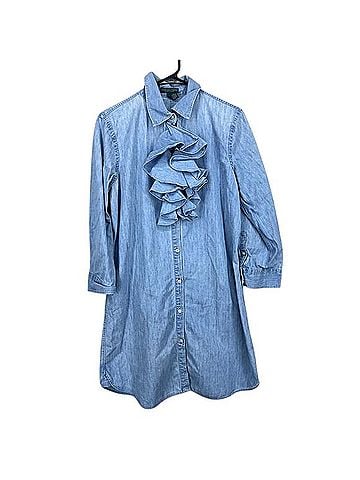 Ralph Lauren Lauren Jean Co. 3/4 Sleeve Button-Down Shirt (view 1)