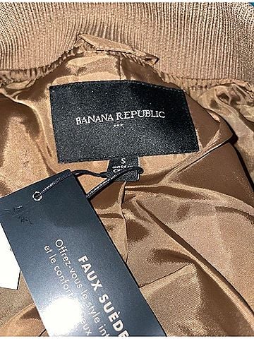 Banana Republic bomber Faux Leather Jacket (view 2)