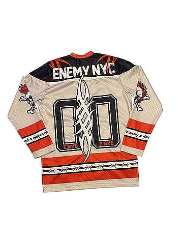 Crazy Shirts Enemy NYC Long Sleeve Button-Down Shirt (view 2)