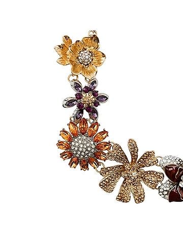 Zara ZARA Flower Jewel Glitter Necklace Sunglasses (view 2)