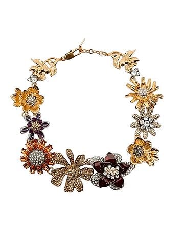 Zara ZARA Flower Jewel Glitter Necklace Sunglasses (view 1)