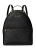 Michael Kors Solid Black Leather Backpack One size - photo 1