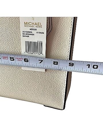 MICHAEL Michael Kors Small Mercer Leather Crossbody Bag (view 2)