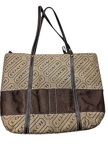 Coach Signature Lozenge Shoulder Bag (view 2)