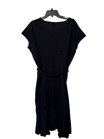 Shabby Apple Capsleeve Bow Belted Midi Dress Casual Dress (view 2)