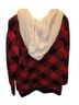 No Boundaries 100% Acrylic Checkered-gingham Red Black Jacket Size XXL - photo 2