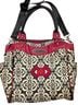 Petunia Pickle Bottom Damask Black Red Diaper Bag One size - photo 1