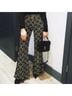 Zara Graphic Blue Gold Casual Pants Size S - photo 4