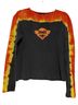 Harley Davidson 100% Cotton Black Orange Yellow Long Sleeve Blouse Size L - photo 5