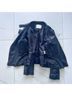 3.1 Phillip Lim 100% Leather 100% Rayon 100% Polyester Black Leather Jacket Size 4 - photo 5