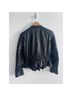 3.1 Phillip Lim 100% Leather 100% Rayon 100% Polyester Black Leather Jacket Size 4 - photo 4