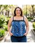 Fashion Bug Snake Print Blue Black Tank Top Size 4X - photo 6