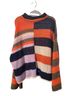 Free People Stripes Multi Color Pullover Sweater Size S - photo 2