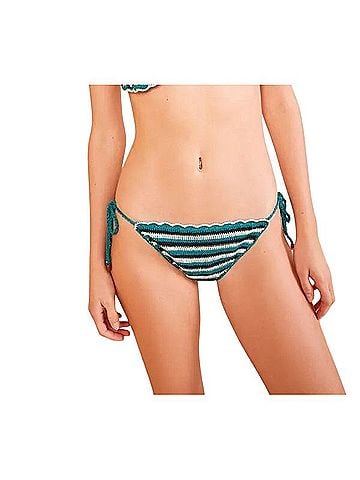 Ulla Johnson Maia Lagoon Stripe Swimsuit Bottoms (view 1)