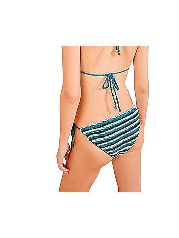 Ulla Johnson Maia Lagoon Stripe Swimsuit Bottoms (view 2)