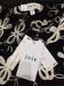 Joie 100% Rayon 100% Cotton Floral Black White Blouse Size S - photo 3