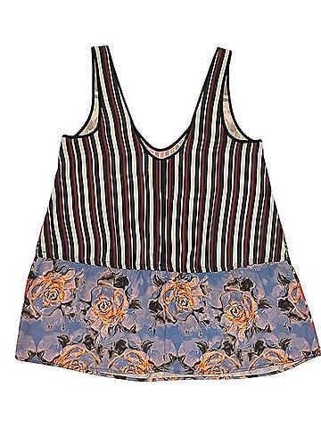 Clover Canyon Sleeveless Tunic/Flowy Tank Top Sleeveless Top (view 2)