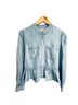 FRAME Denim 100% Tencel Blue Button-Down Shirt Size S - photo 1