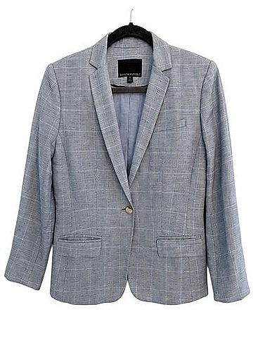 Banana Republic Windowpane Plaid Jacket Blazer (view 1)