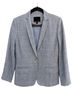Banana Republic Plaid Gray Blazer Size 0 - photo 1
